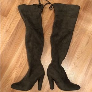 Steve Madden thigh high boot heels